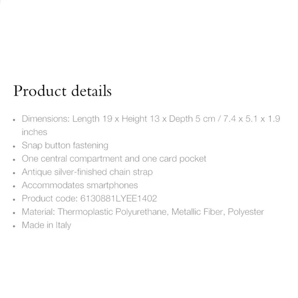 Metallic Silver Skull Shoulder Bag - Picture 6 of 16